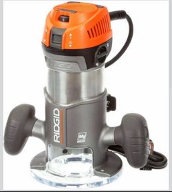 Ridgid Corded Router with multiple bits