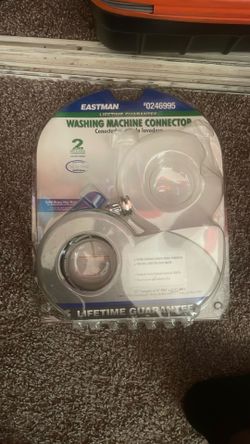 Eastman washing machine connector!