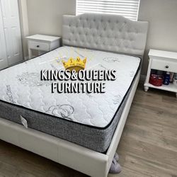 New Queen Bed Frame With Mattres