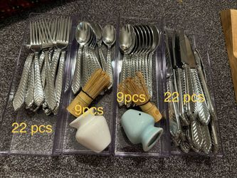 Tableware & Flatware Lot – $120 OBO