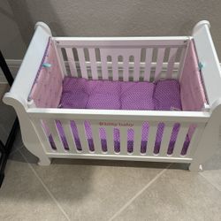 American girl Bitty Baby Doll Crib Like New Condition