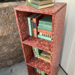 Decorative Wooden Bookshelf/Shoe Cubby/Storage Unit