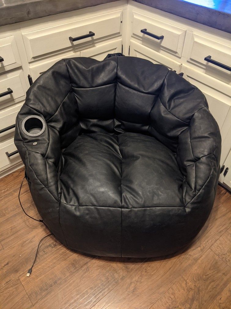 Big Joe Large Vibe Chair With Cup Holder