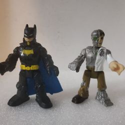 Fisher-Price Imaginext DC Super Friends Batman And Metallo Action Figures
