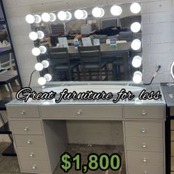 Impressions Vanity Grey With Mirror Brand New