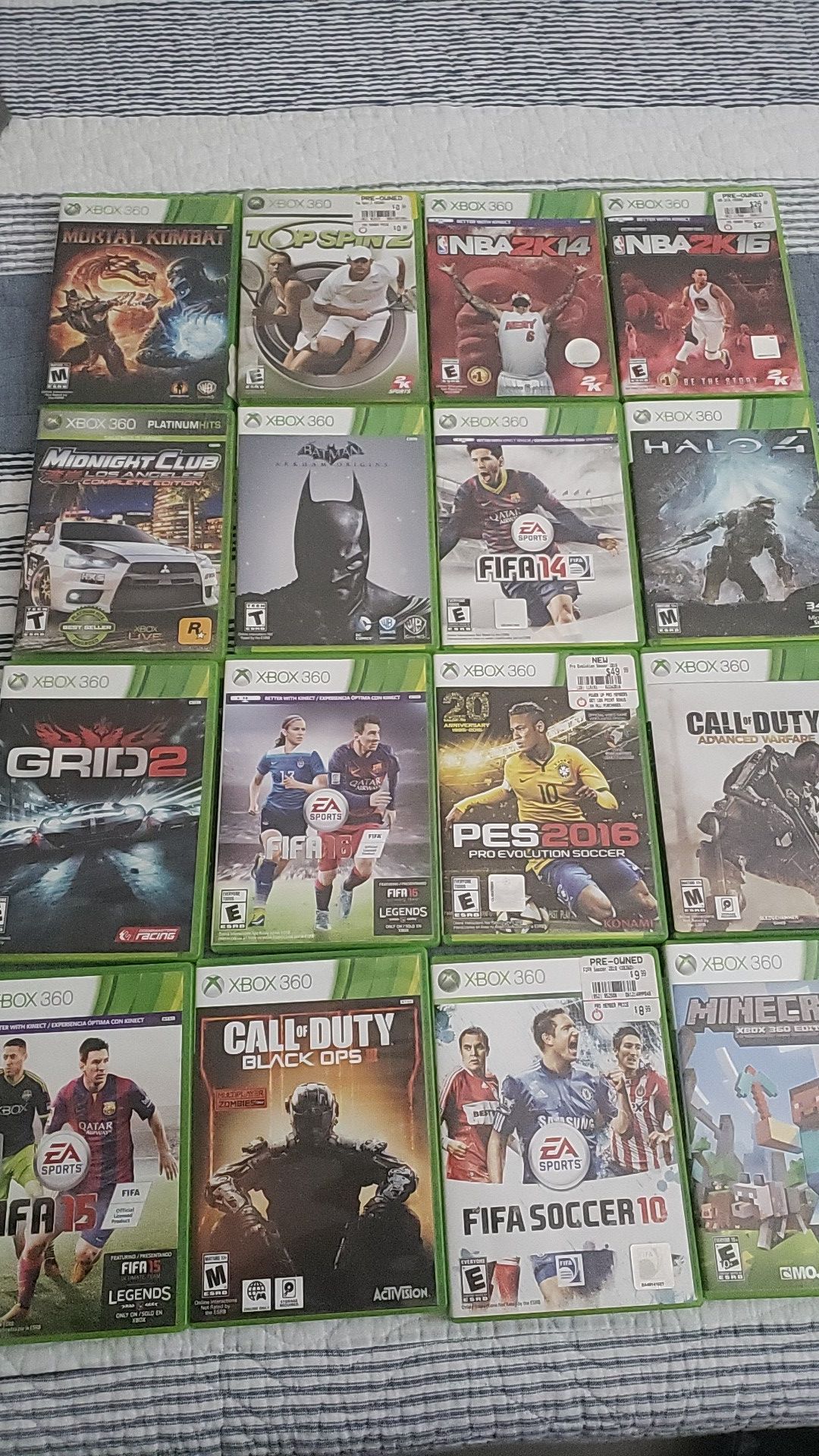 XBOX 360 games