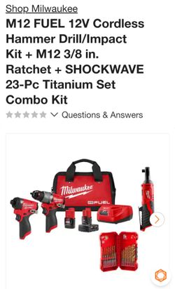 Milwaukee Tool Set * NEW