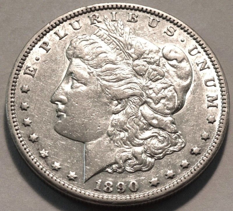 1890 CC Morgan Silver Dollar