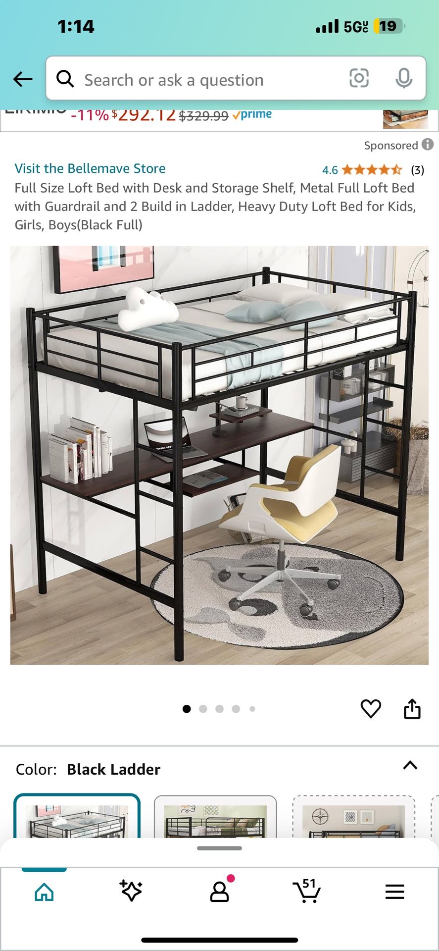Full Size Loft Bed