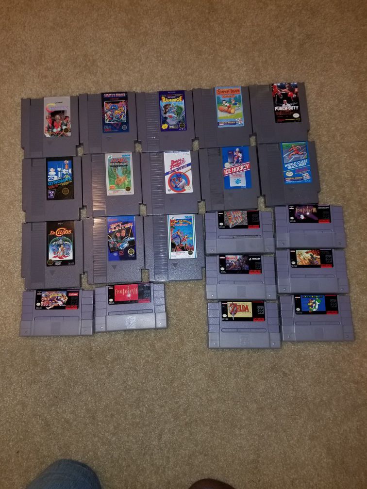 Nintendo NES, and Super NES Games