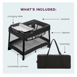 4moms Breeze Plus Playard! (Portable Playpen/Crib/Bassinet/Changing Table)