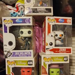 Disney Nightmare Before Christmas Funko Pops