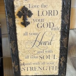 Decorative Plaque H 18” W10”