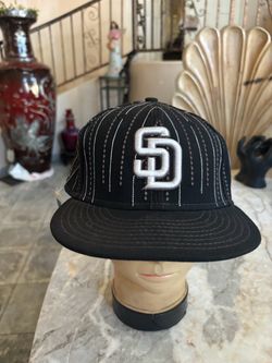 San Diego Padres Pinstripe Fitted Hat