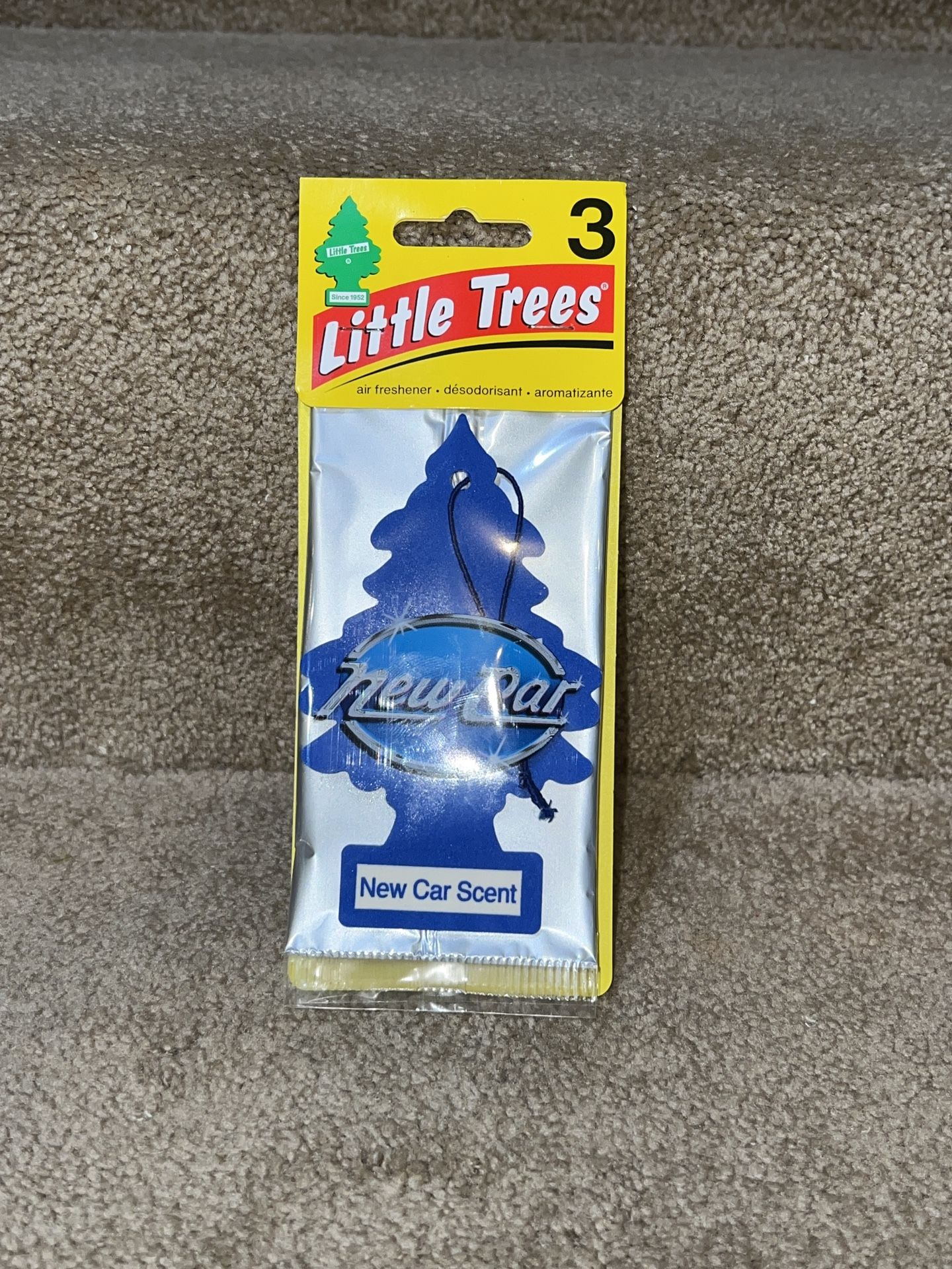 New Little Trees 3 pack Air Fresheners new car scent