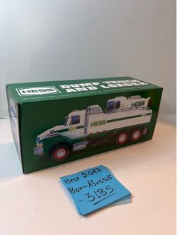 2017 Hess Dump Truck and Loader Vintage Open Box NOS Clean Condition