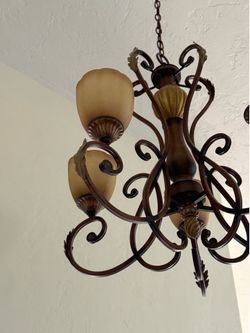 Beautiful Mid century Hanging Light