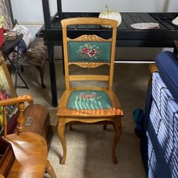 Solid Oak Antique Chair