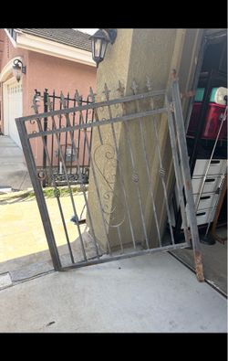 Wrought iron gate
