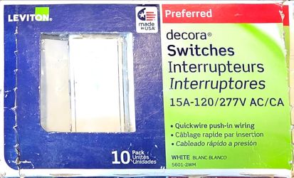 15 amp light switches