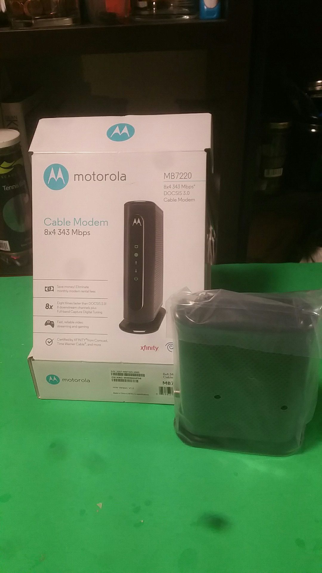 Motorola cable modem 85434 3 Mbps Motorola mb7220