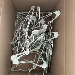 Clothes Hangers - Box of Light Green Hangers