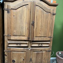 Wood Armoire / Storage Cabinet