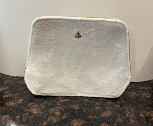 White Guerlain Makeup Bag