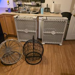 Two Dog Beds And 40ft Gate