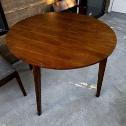 40" Astrid Mid-Century Round Dining Table