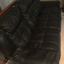 Leather sofa