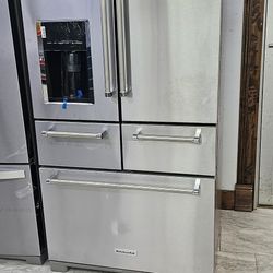 NEW REFRIGERATOR KITCHEN AID WITH WARRANTY GARANTIA POR ESCRITO 