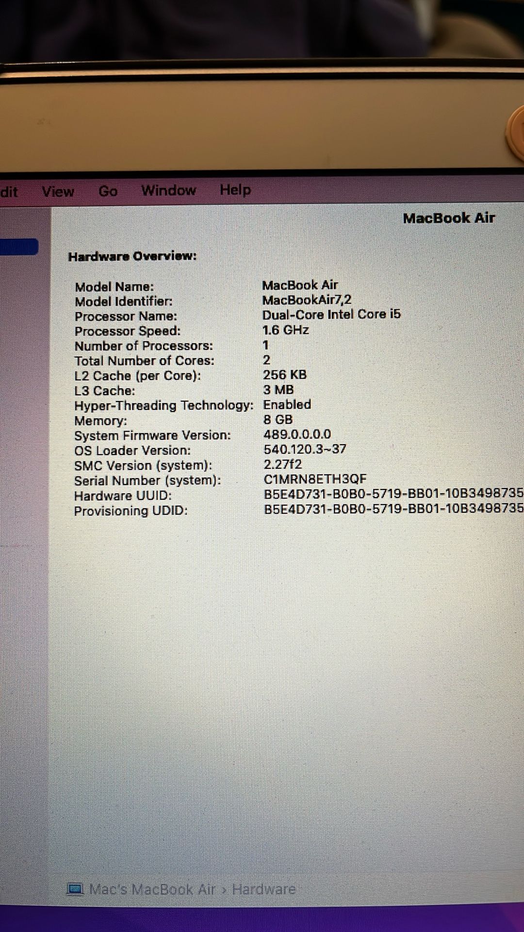 Macbook Air 13"