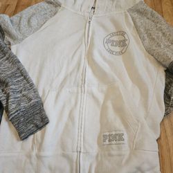 Vs Pink Zip Up Hoodie