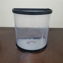 Wet Or Dry Aquarium Aquatic Tank Fish Animal Turtle Reptile 3.5 Gallon Half Moon Shape