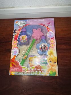 Disney Fairies Tinker Bell Fairy Dust Wand Bath Set