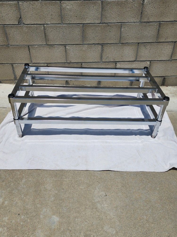 Rack / Coffee Table Very Sturdy! Height Adjustable.