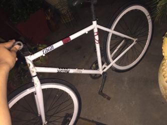 white fixie
