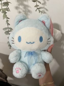 Kawaii Kitty/Cinnamoroll Plush Toy 8"