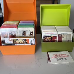Vintage Betty Crocker Recipe Boxes