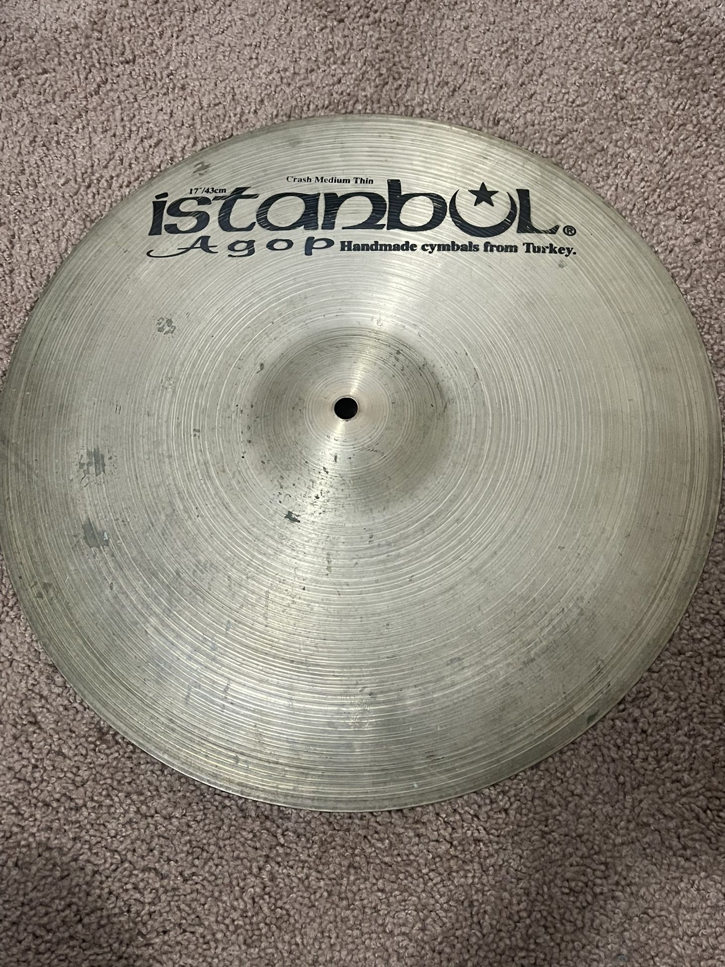 Istanbul Agop 17” Medium Thin Crash Cymbal