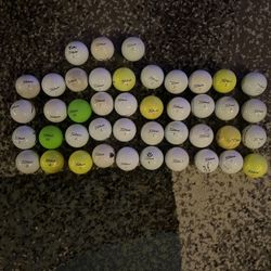 43 Used Titleist Golf Balls 