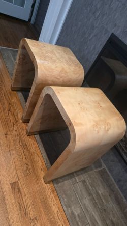 Side cocktail tables set of 2  modern