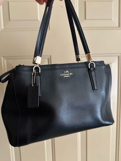 Coach leather bag in black