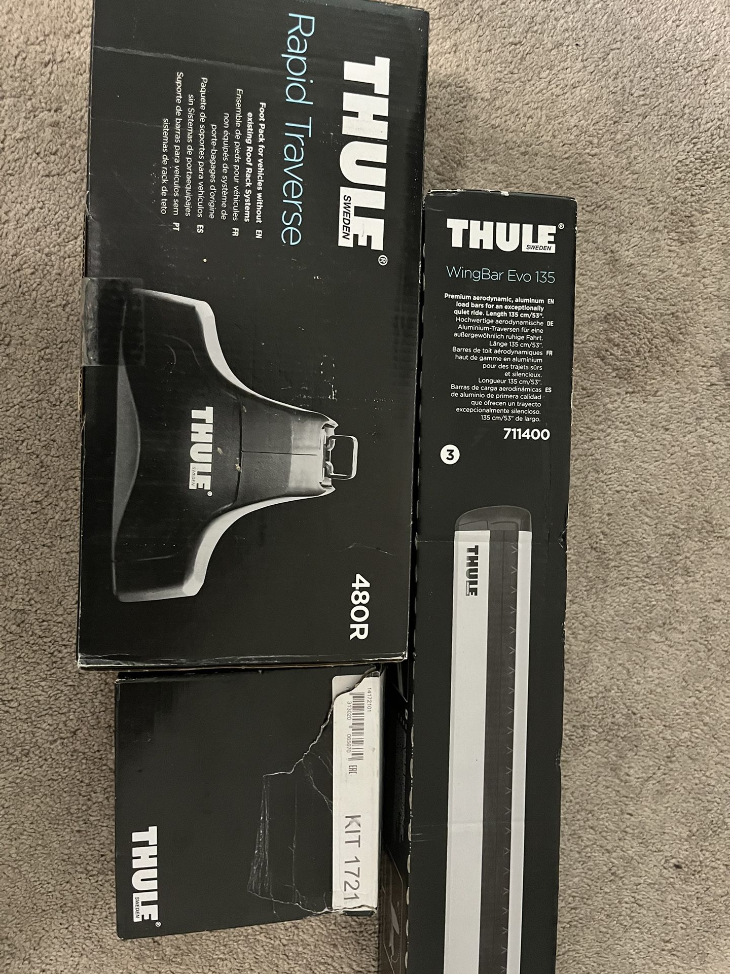 Thule WingBar Evo Roof Rack for Naked Roofs
