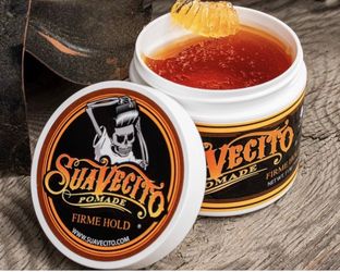 Suavecito Strong H Water-Soluble Medium Shine Hair Pomade, Scent (12 packs) St