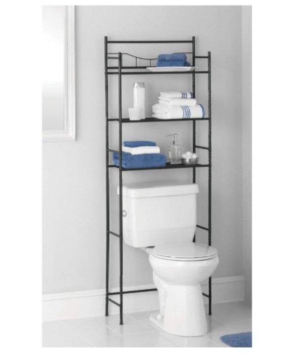 3-Shelf Bathroom over the Toilet Organizer/ Storage in Oil Rubbed Bronze Color