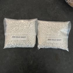 Kilo Shot Of .999 Silver