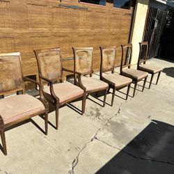 6 chairs Need Some TLC 