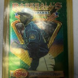 1993 TOPPS FINEST REFRACTOR KEN GRIFFEY JR  #110
